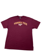 Steve & Barry’s Virginia Tech T-Shirt Μπορντό Unisex