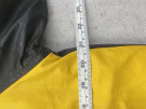 STEVE AND BARRY S BOMBER JACKET SPORTY BLACK YELLOW MALE PRE OWNED XS