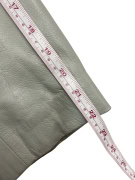 Steve Sinclair Giacca in pelle Grigio-Verde (XL)