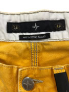 STONE ISLAND DENIM PANTS VINTAGE COMPASS LOGO YELLOW MEN'S MEDIUM