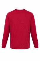 STRAUMIUM MAGLIA A MANICHE LUNGHE GRAPHIC ROSSO UOMO PRE OWNED L