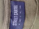 STREET CARTEL T SHIRT MINIMAL OLIVA UOMO PRE OWNED M