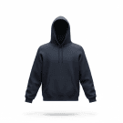 Studio Edit Felpa Hoodie Casual con Logo Blu Scuro da Uomo M