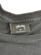 STÜSSY Μακρυμάνικη Μπλούζα Logo Streetwear Μαύρο Unisex M