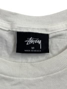 STÜSSY T-SHIRT BASIC ΛΕΥΚΟ UNISEX M pre-owned
