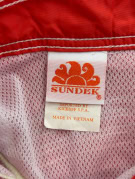 SUNDEK SWIM SHORTS MINIMAL RED MENS PRE OWNED
