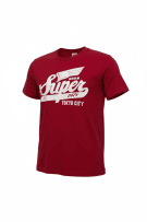 SUPERDRY T-SHIRT BIG LOGO TOKYO CITY BORDEAUX UNISEX XL