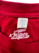 SUPERDRY T-SHIRT BIG LOGO TOKYO CITY BORDEAUX UNISEX XL