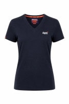SUPERDRY T SHIRT LOGO NAVY ΓΥΝΑΙΚΕΙΟ PRE OWNED L
