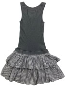 SuperDry Vintage Mini Φόρεμα Cotton Logo Γκρι Γυναικείο XS