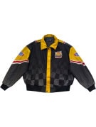 SWINGSTER RACING JACKET VINTAGE BLACK YELLOW MENS PRE OWNED XXL