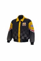SWINGSTER RACING JACKET VINTAGE BLACK YELLOW MENS PRE OWNED XXL