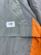 TAS Technical Wear Windbreaker Jacket Grey Orange Men’s M
