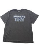 TEAM APPAREL GRAPHIC TEE MINIMAL ANTRACITE UOMO PRE OWNED XXL