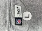 NFL TEAM APPAREL T SHIRT GRAPHIC GRIGIO UOMO PRE OWNED L
