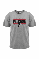 NFL TEAM APPAREL T SHIRT GRAPHIC GRIGIO UOMO PRE OWNED L