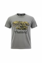 TEAM COTTON T-SHIRT THAILAND GRAPHIC GRIGIO UNISEX L
