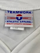 TEAMWORK ATHLETIC APPAREL ΜΠΛΟΥΖΑ BASEBALL ΛΕΥΚΟ ΑΝΤΡΙΚΟ PRE OWNED XL