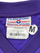 TEAMWORK FOOTBALL JERSEY SPORTSWEAR PURPLE MEN PRE OWNED M