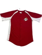 TEAMWORK BASEBALL SHIRT ATHLETIC RED MENS PRE OWNED M