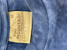 1999 THE MOUNTAIN GRAPHIC TEE WOLF PRINTED BLUE UNISEX PRE OWNED M