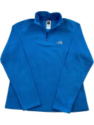 THE NORTH FACE PILE OUTDOOR LOGO BLU DA DONNA L