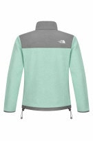 THE NORTH FACE FLEECE ZIP JACKET MINIMAL MINT GRAY UNISEX PRE OWNED S