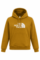 THE NORTH FACE HOODIE STREETWEAR MUSTARD MEN PRE OWNED M