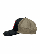 THE NORTH FACE TRUCKER CAP BLACK BEIGE UNISEX PRE OWNED