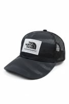 THE NORTH FACE TRUCKER HAT LOGO PATCH BLACK UNISEX ONE SIZE
