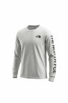 THE NORTH FACE LONG SLEEVE LOGO SHIRT WHITE UNISEX XL