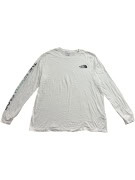 THE NORTH FACE LONG SLEEVE LOGO SHIRT WHITE UNISEX XL