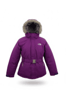 The North Face Μπουφάν Parka Outdoor Hooded Logo Μωβ Γυναικείο S/M