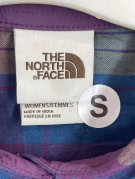 THE NORTH FACE SHIRT CLASSIC PLAID BLUE WOMEN PRE OWNED S