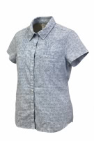 THE NORTH FACE PATTERNED SHIRT LIGHT BLUE WOMENS M