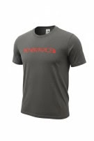 THE NORTH FACE T SHIRT SPELL OUT CHARCOAL ΓΚΡΙ ΑΝΤΡΙΚΟ PRE OWNED L