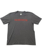 THE NORTH FACE T SHIRT SPELL OUT CHARCOAL ΓΚΡΙ ΑΝΤΡΙΚΟ PRE OWNED L