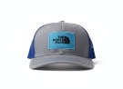 THE NORTH FACE TRUCKER CAP LOGO GREY BLUE UNISEX PRE OWNED