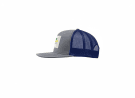 THE NORTH FACE TRUCKER CAP RETRO GREY BLUE UNISEX PRE OWNED