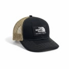 THE NORTH FACE TRUCKER CAP SPORTSWEAR BLACK KHAKI UNISEX PRE OWNED