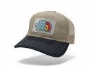 THE NORTH FACE TRUCKER CAP VINTAGE BEIGE UNISEX PRE OWNED
