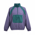 THINK PINK Giacca sportiva vintage da uomo con logo viola verde da uomo 2XL