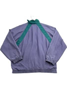 THINK PINK Giacca sportiva vintage da uomo con logo viola verde da uomo 2XL