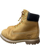 Timberland 6-Inch Premium Leather Boots Classic Logo Tan Women’s EU 37