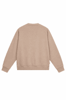 TIMBERLAND CREWNECK MINIMAL BEIGE MEN PRE OWNED L