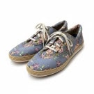 TIMBERLAND EARTHKEEPERS ESPADRILLE SNEAKERS FLORAL ΜΠΛΕ ΓΥΝΑΙΚΕΙΟ PRE OWNED EU 38