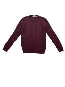 TIMBERLAND ΠΛΕΚΟ ΜΠΛΟΥΖΑ CABLE KNIT ΛΟΓΟΤΥΠΟ ΜΠΟΡΝΤΟ ΑΝΔΡΙΚΟ M