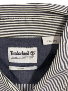 TIMBERLAND CASUAL SHIRT WITH LOGO BLUE/WHITE MEN'S XXL