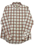 TIMBERLAND SHIRT CHECKED VINTAGE LOGO WHITE/RED MEN'S L