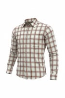 TIMBERLAND SHIRT CHECKED VINTAGE LOGO WHITE/RED MEN'S L
